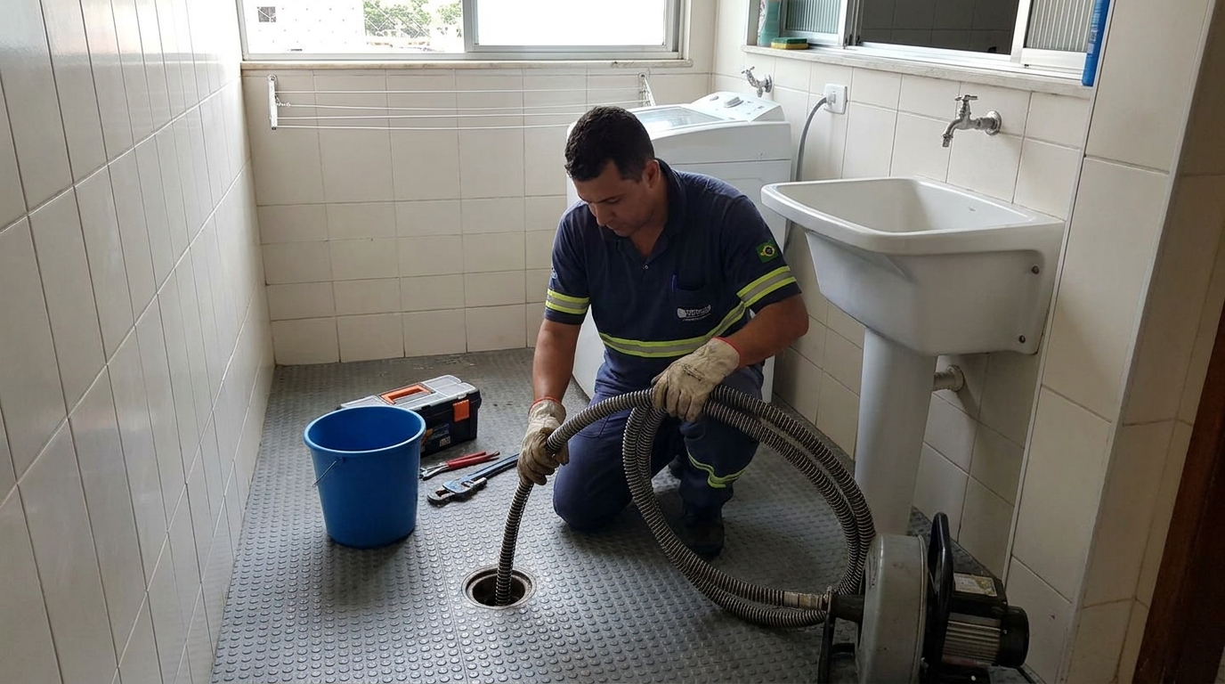 Desobstrução na Cozinha em Gravataí‑RS